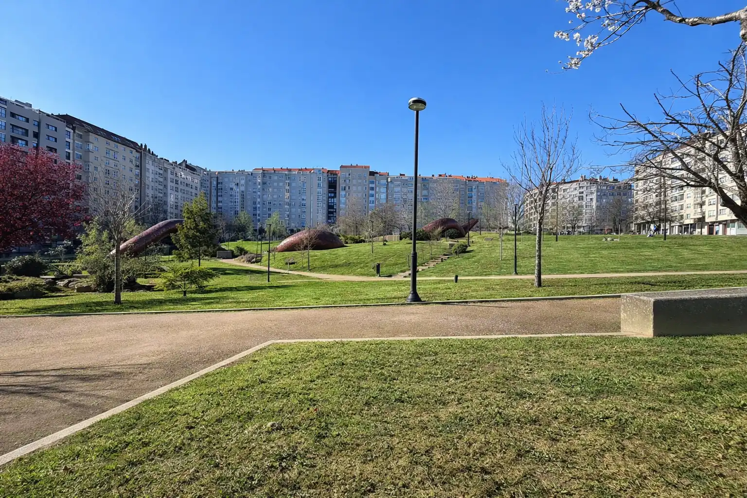 Exterior view of Flat for sale in Vigo   with Heating, Parquet flooring and Storage room