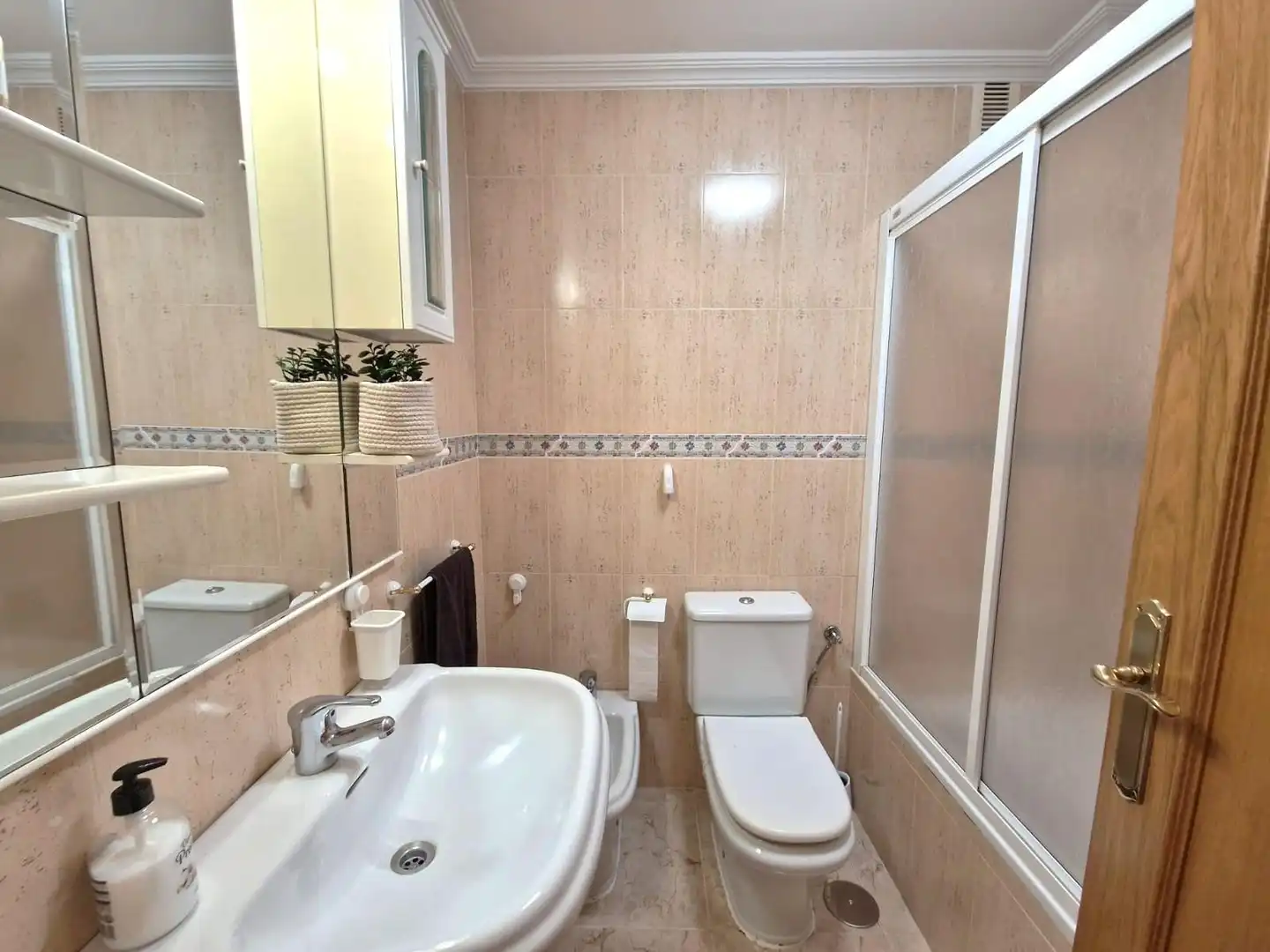Bathroom of Flat for rent in Plasencia  with Air Conditioner and Heating