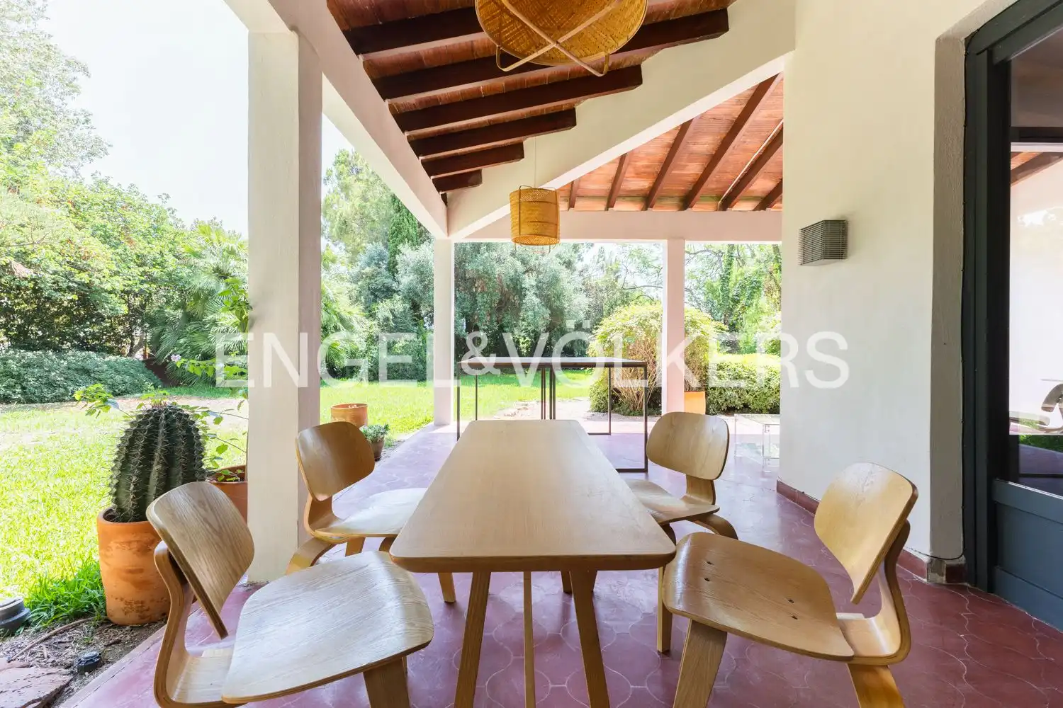 Terraza de Casa o chalet de alquiler en Rocafort con Aire acondicionado, Calefacción y Jardín privado
