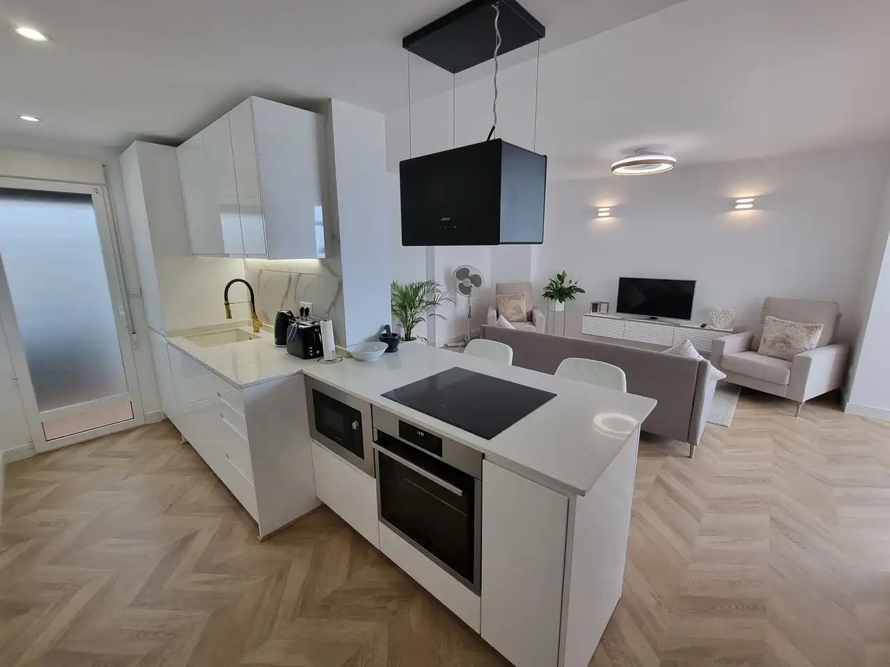 Kitchen of Apartments for sale in Mojácar  with Air Conditioner, Swimming Pool and Furnished