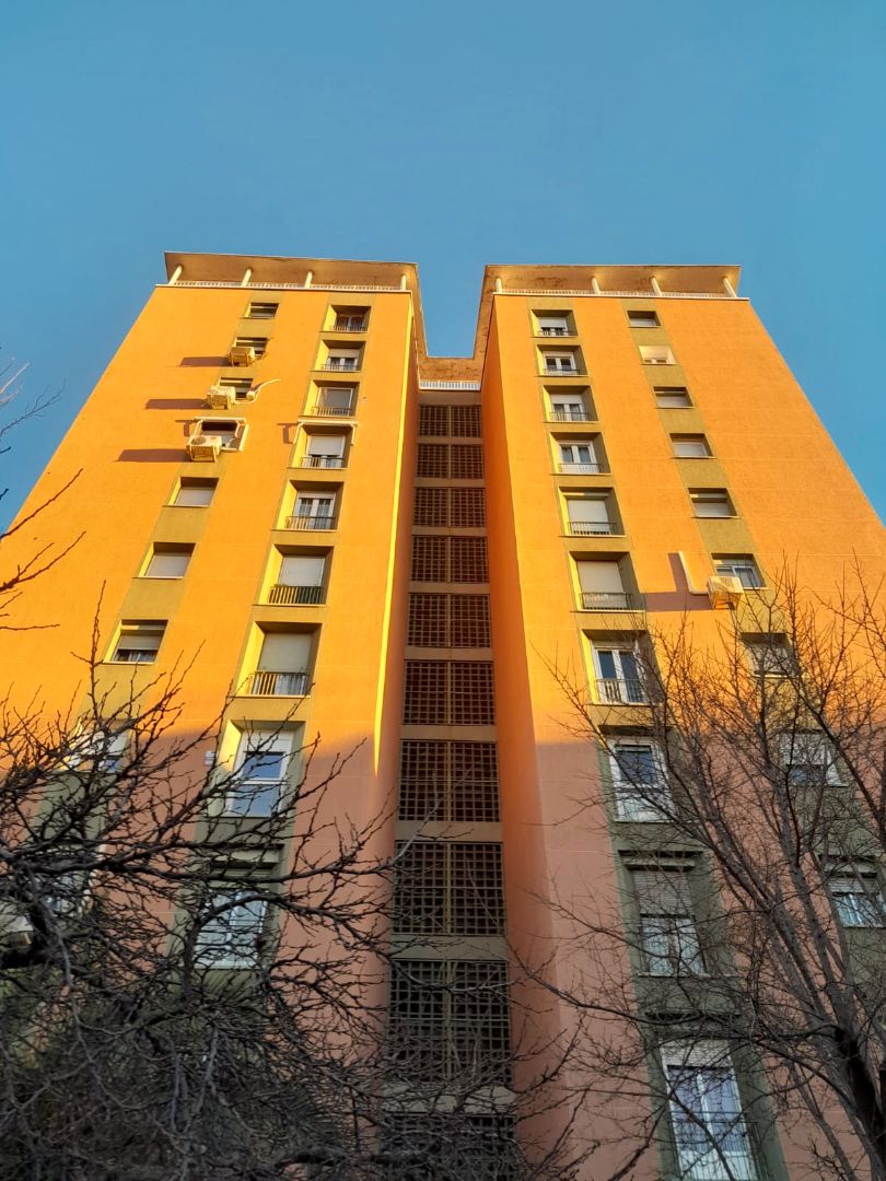 Exterior view of Flat for sale in  Madrid Capital  with Heating, Terrace and Furnished