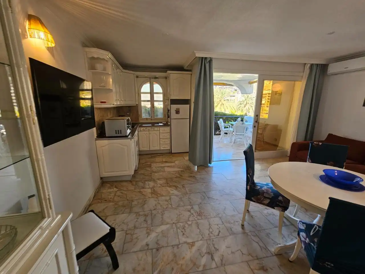 Kitchen of Ground floor for rent in Mogán  with Air Conditioner, Terrace and Furnished