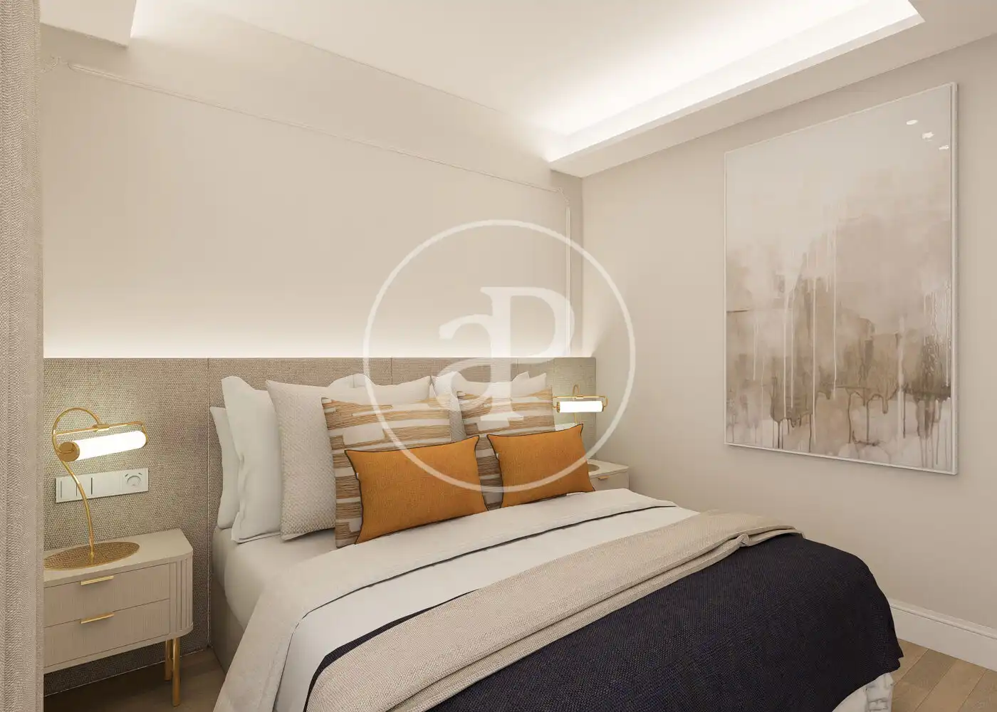 Schlafzimmer von Wohnung zum Verkauf in Madrid mit Klimaanlage, Heizung und Terrasse