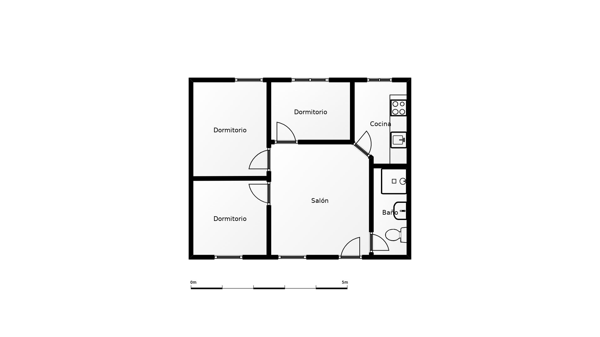 Wohnungen zur Miete in  Madrid Capital mit Möbliert, Waschmaschine und Mikrowelle