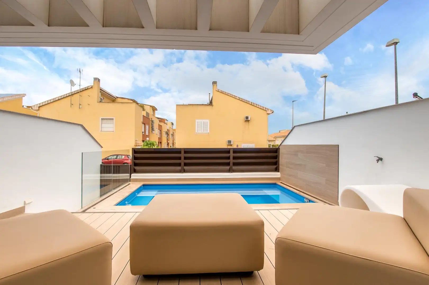 Swimming pool of Houses for sale in Murcia  with Air Conditioner, Heating and Terrace