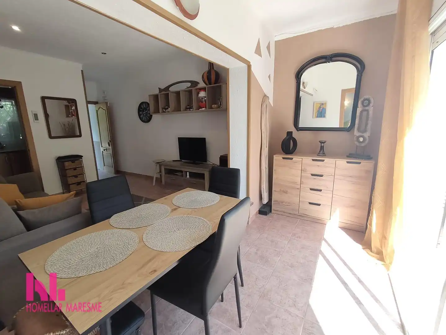 Dining room of Flat for sale in Santa Susanna  with Terrace and Community pool