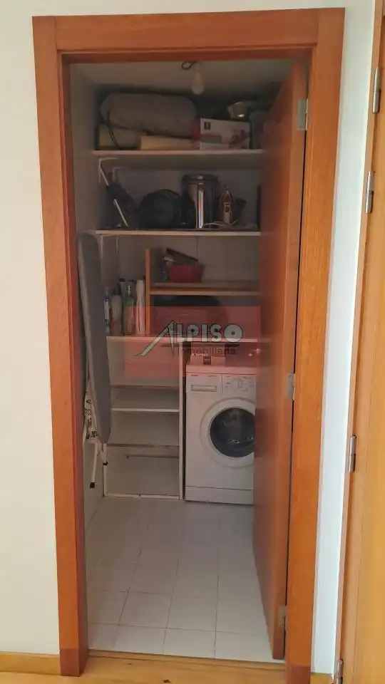 Cocina de Apartamento de alquiler en Ourense Capital  con Calefacción, Parquet y Amueblado