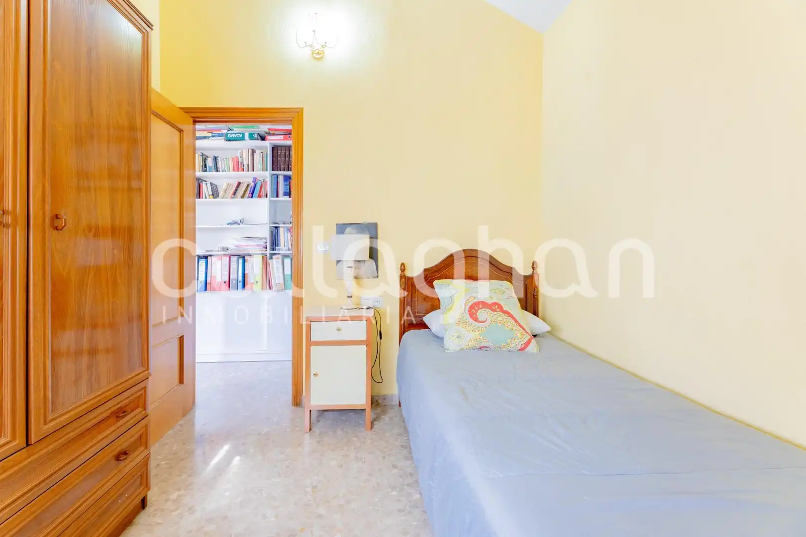Schlafzimmer von Dachboden zum Verkauf in Valencia mit Klimaanlage, Heizung und Terrasse