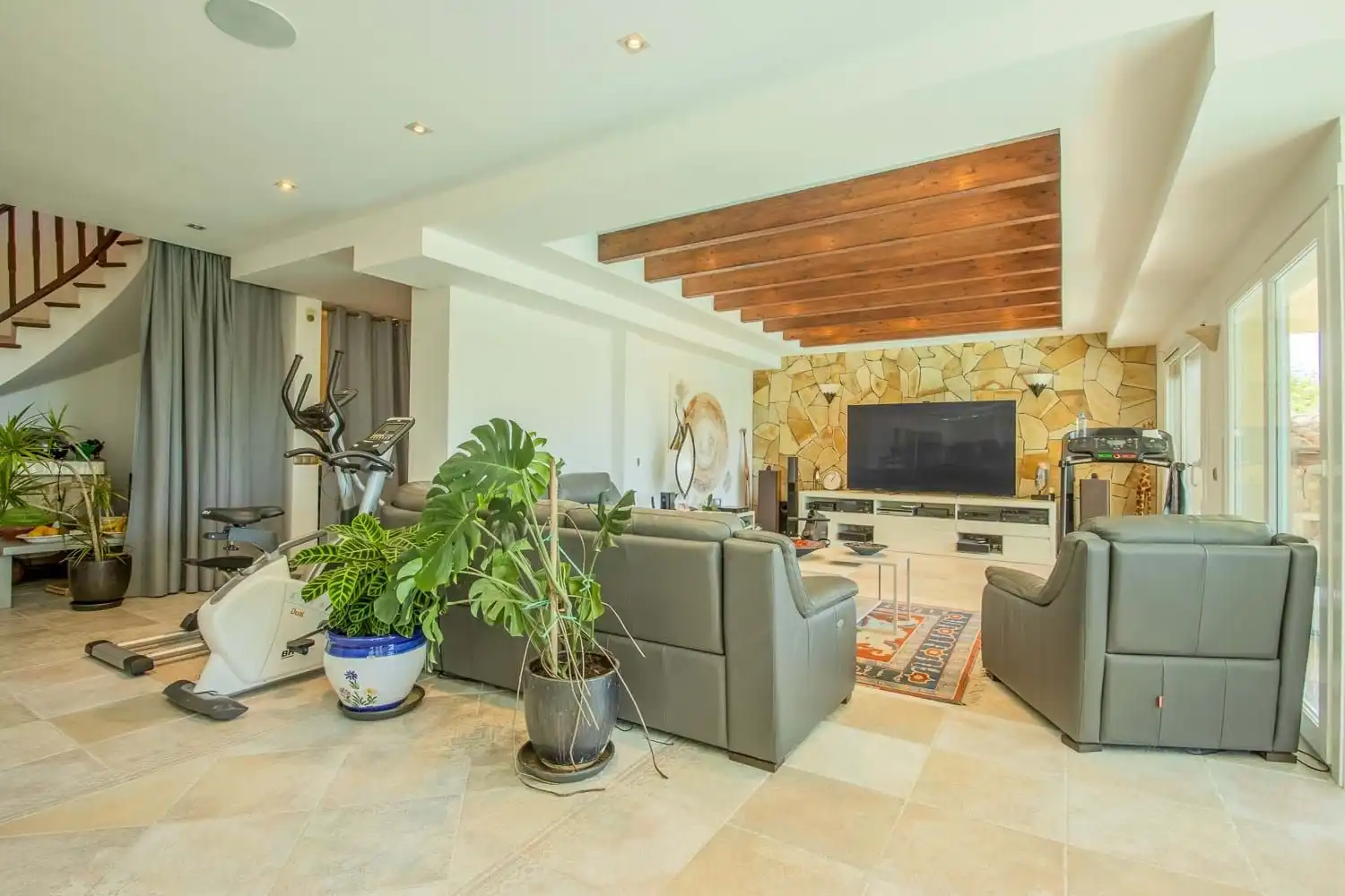 Living room of Houses for sale in Calvià  with Air Conditioner, Terrace and Balcony