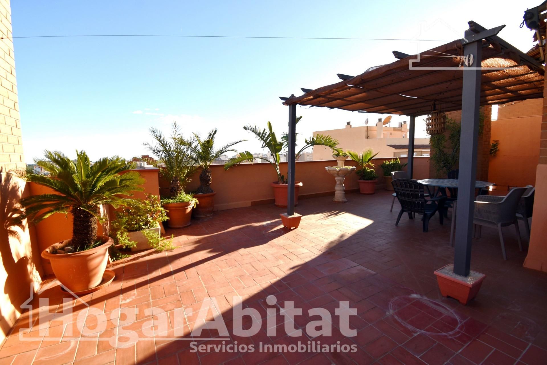 Terrasse von Dachboden zum verkauf in Burriana / Borriana mit Klimaanlage, Terrasse und Alarm