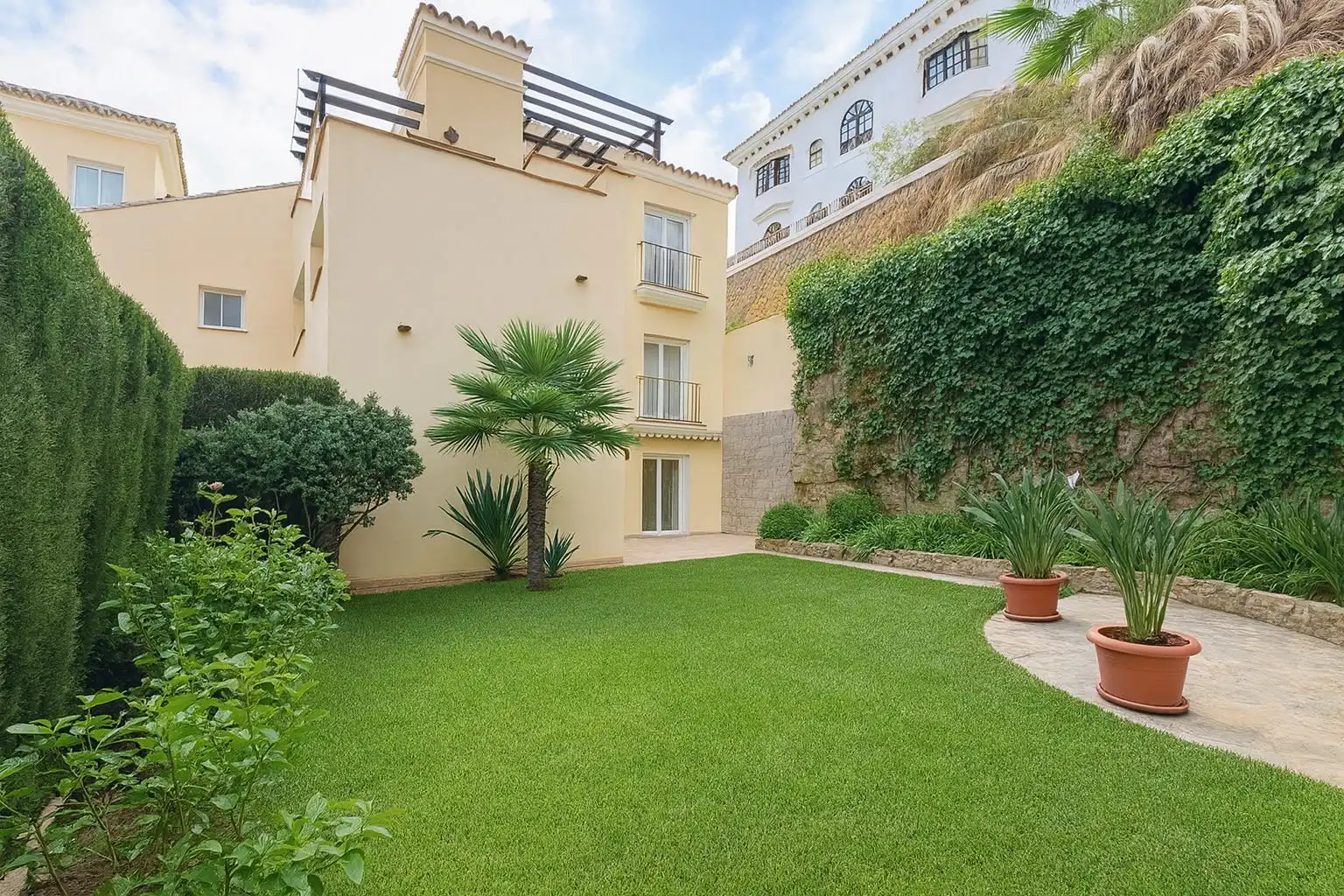 Garden of Flat for sale in Benahavís  with Air Conditioner, Private garden and Terrace
