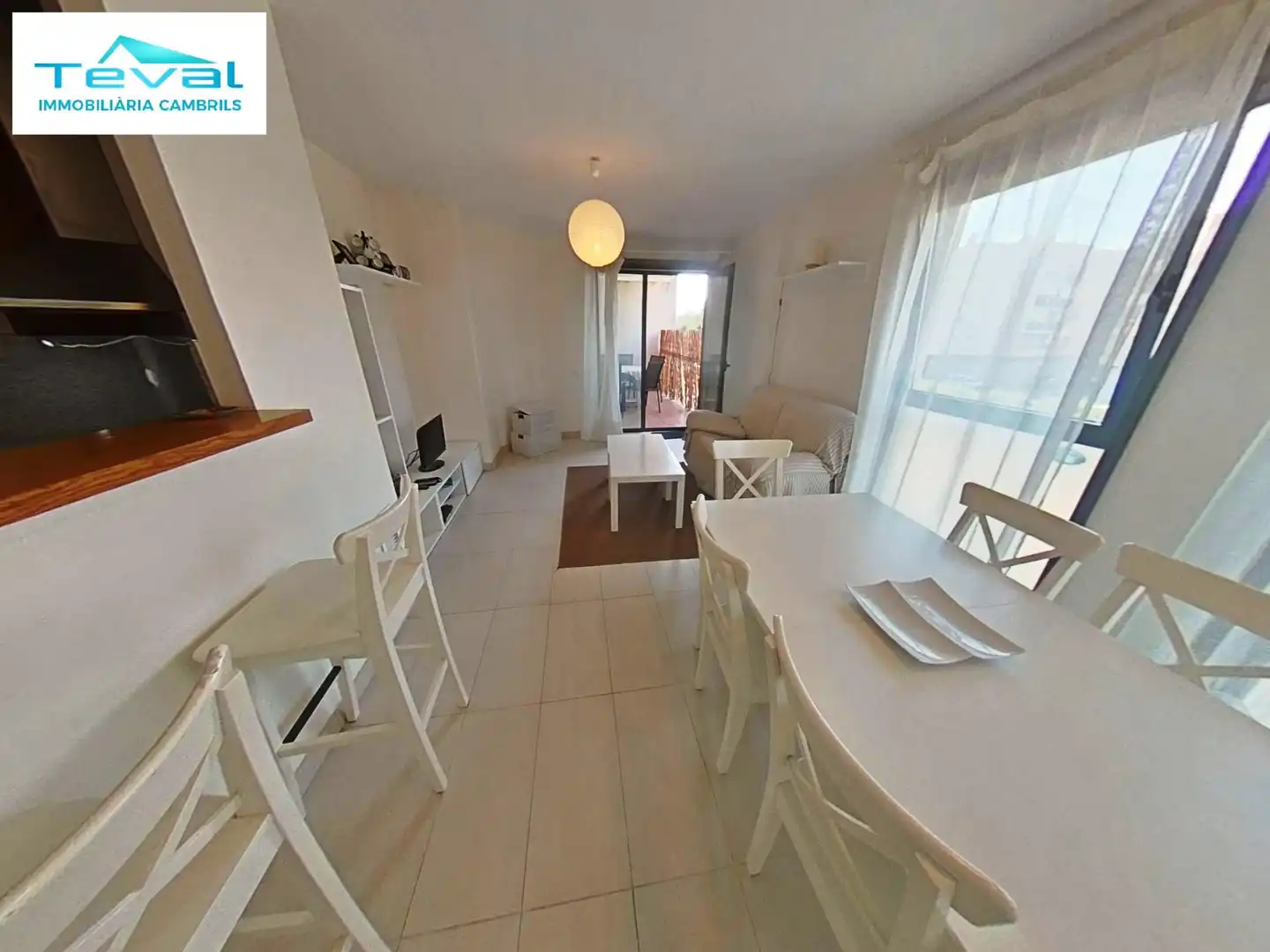 Dining room of Flat for sale in Cambrils  with Air Conditioner, Furnished and Community pool