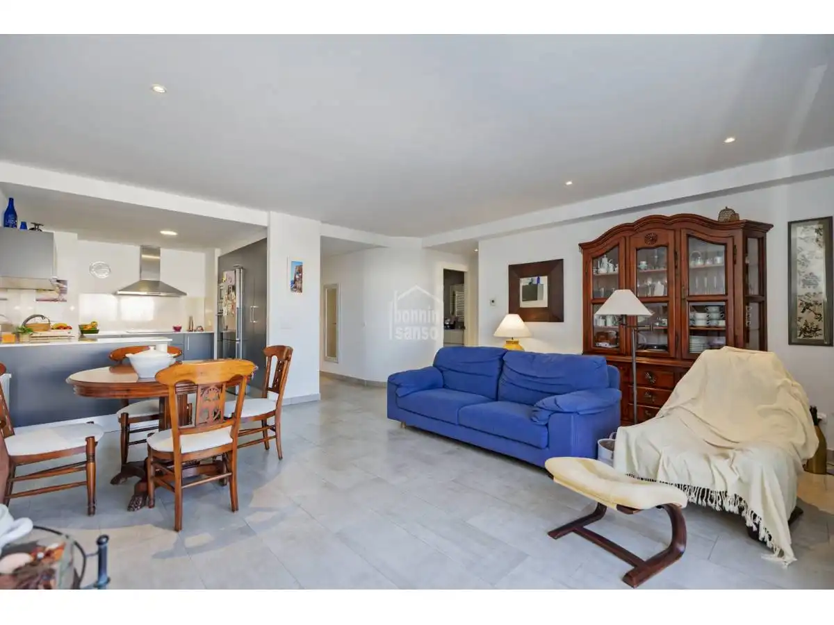 Sala de estar de Apartamento en venta en Maó - Mahón con Calefacción, Terraza y Piscina