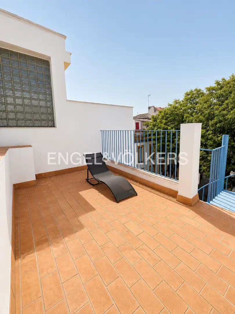 Terraza de Casa adosada en venta en Sevilla con Aire acondicionado, Calefacción y Terraza