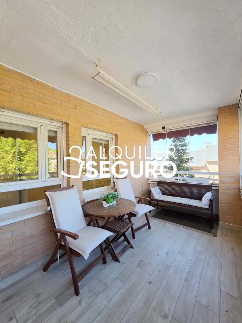 Terrace of Flat for rent in Boadilla del Monte  with Air Conditioner, Heating and Terrace