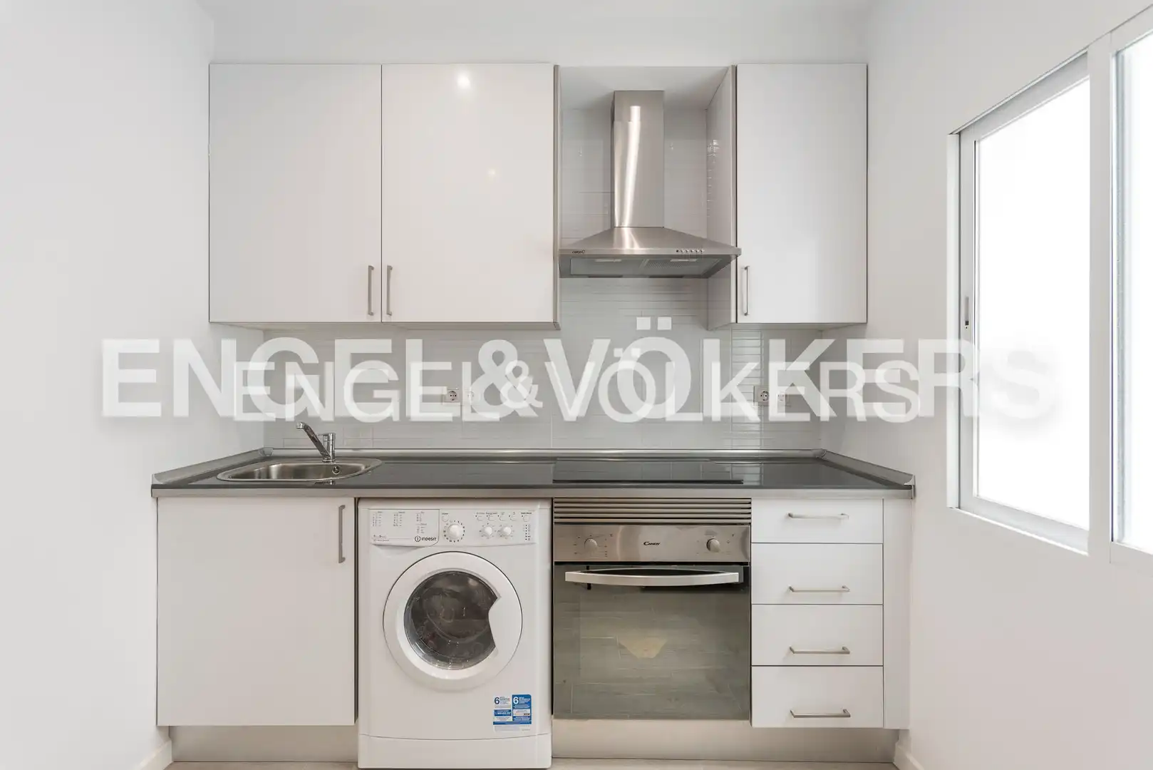 Cocina de Piso de alquiler en Madrid con Aire acondicionado, Calefacción y Terraza