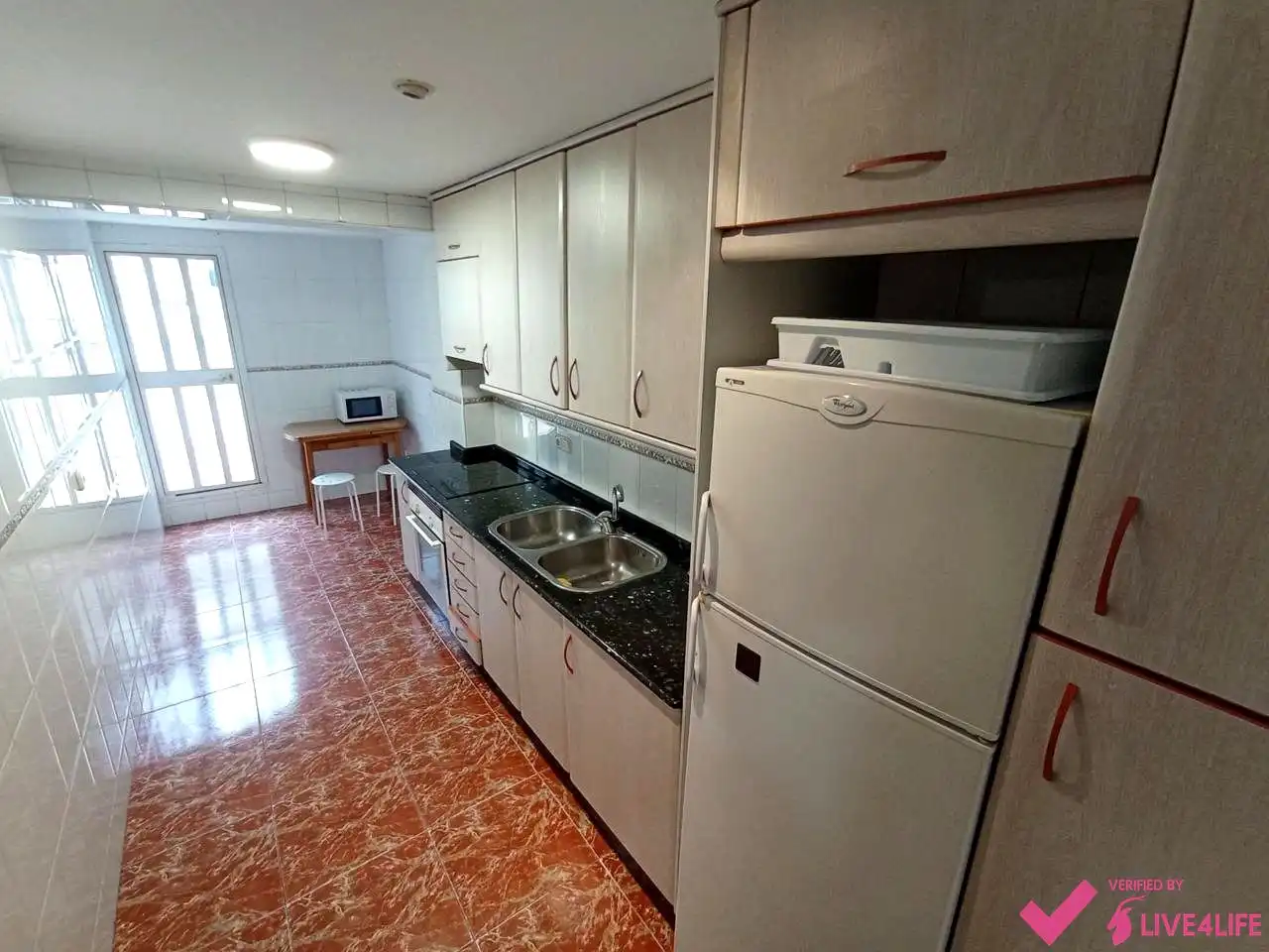 Küche von Wohnung zur Miete in Valencia mit Terrasse und Möbliert