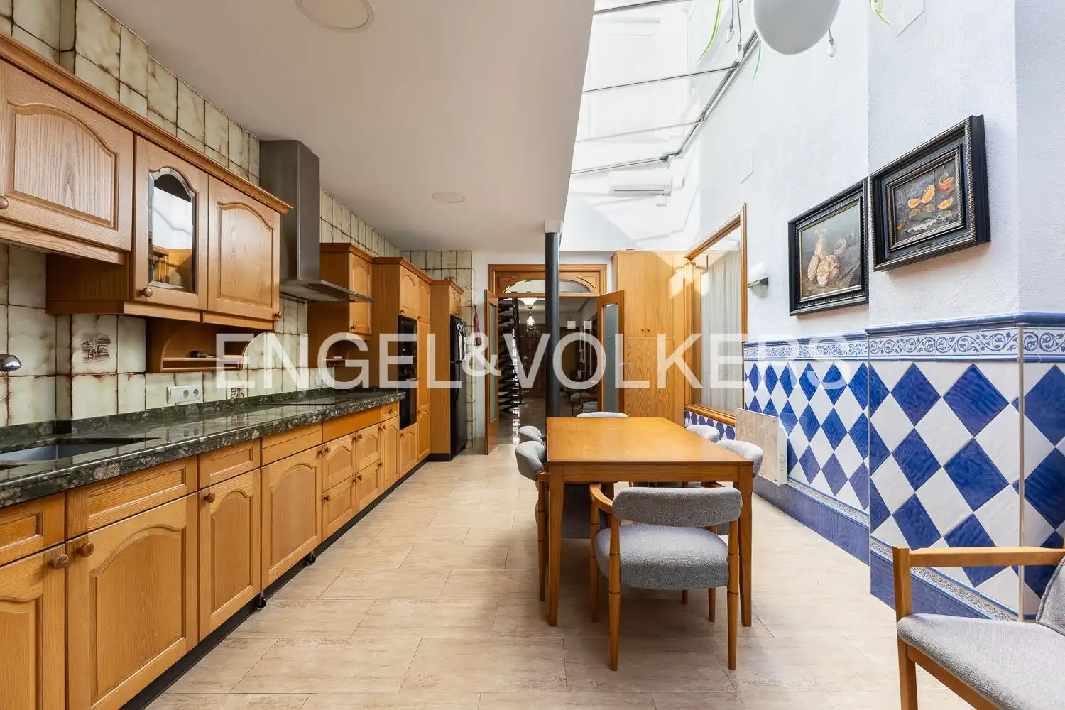 Cocina de Casa o chalet en venta en Alberic con Aire acondicionado, Calefacción y Terraza