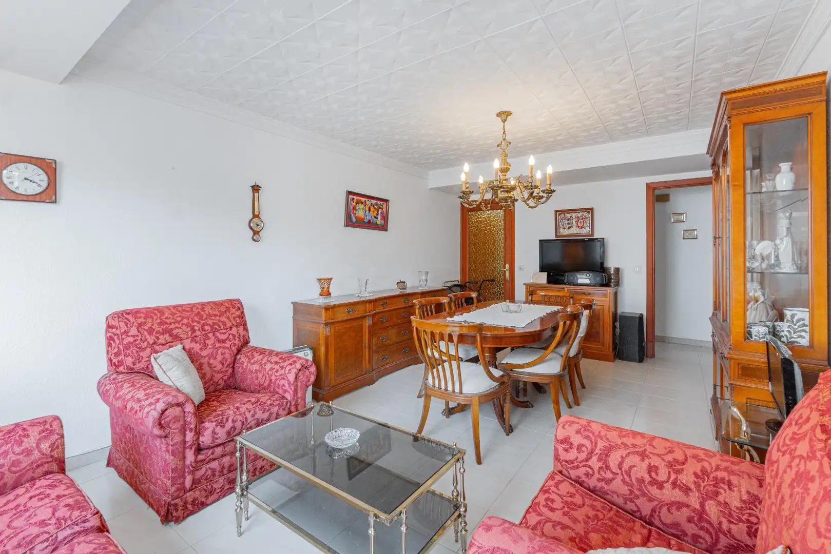 Wohnzimmer von Wohnungen zum Verkauf in  Palma de Mallorca mit Klimaanlage, Terrasse und Balkon