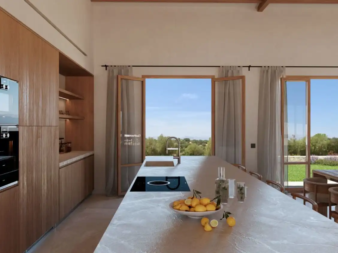 Cocina de Casa o chalet en venta en Costitx con Aire acondicionado, Calefacción y Jardín privado