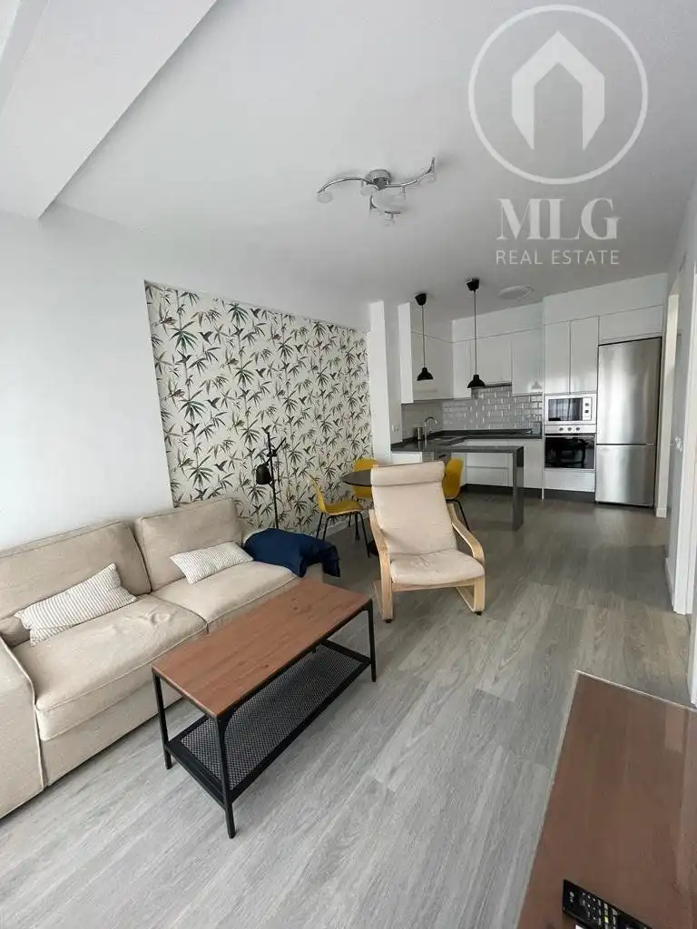 Wohnzimmer von Wohnungen zum Verkauf in Fuengirola mit Klimaanlage, Heizung und Terrasse