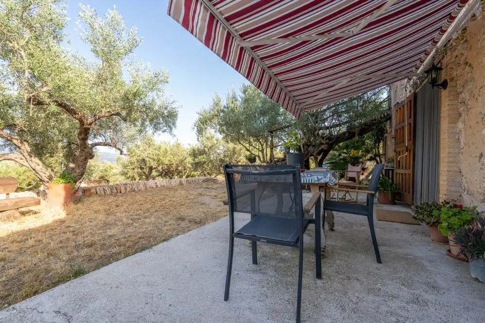 Jardín de Finca rústica en venta en Aldover con Jardín privado, Terraza y Amueblado