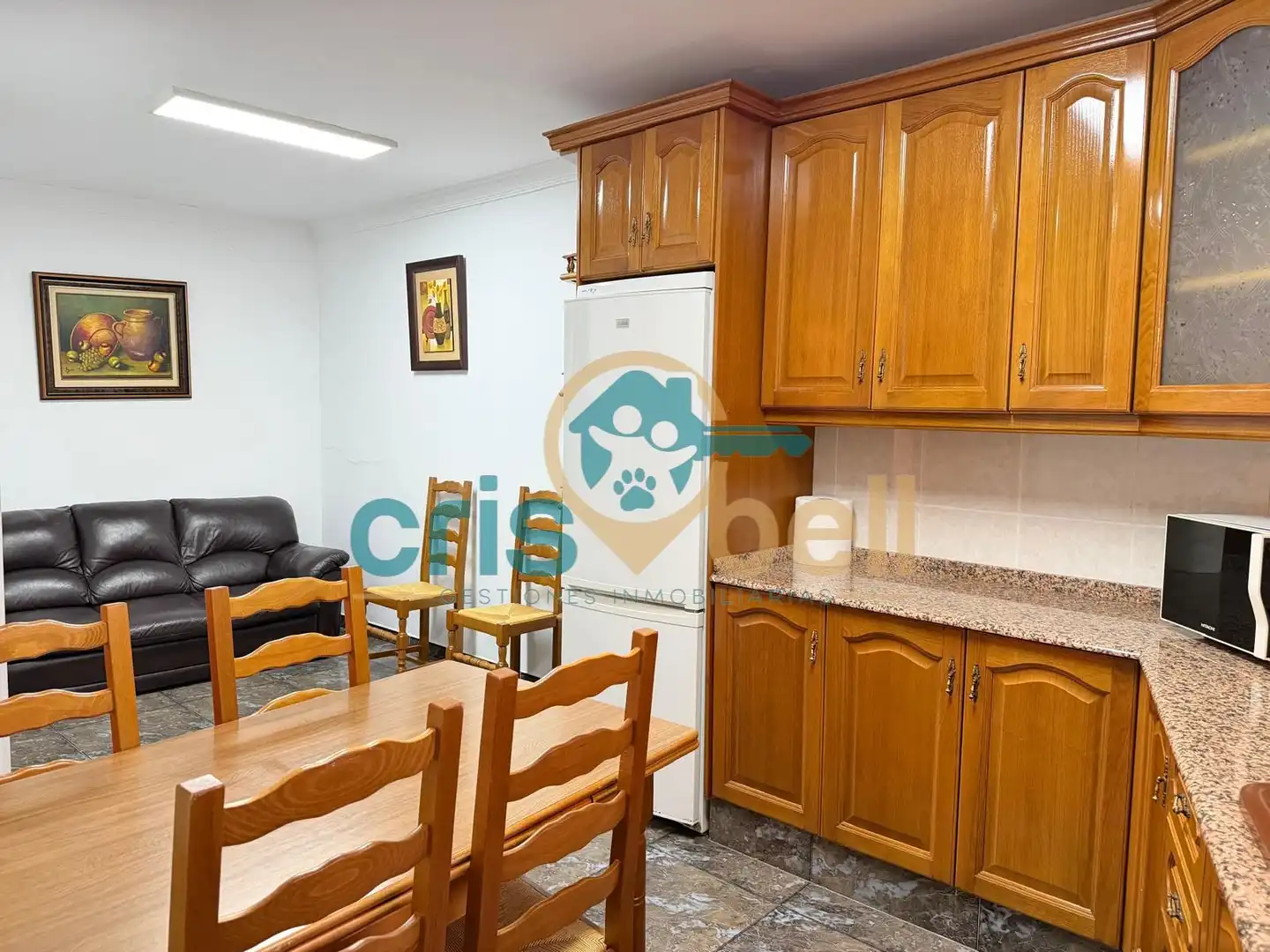 Cocina de Casa adosada en venta en Lorca con Aire acondicionado, Terraza y Trastero