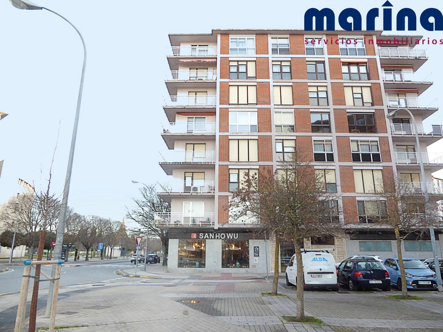 Vista exterior de Pis en venda en  Pamplona / Iruña amb Calefacció, Parquet i Balcó