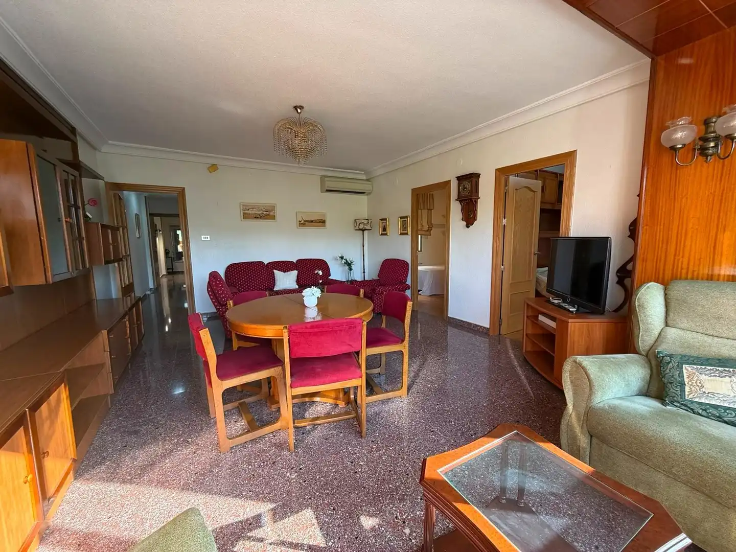 Sala d'estar de Pis de lloguer en Murcia amb Moblat