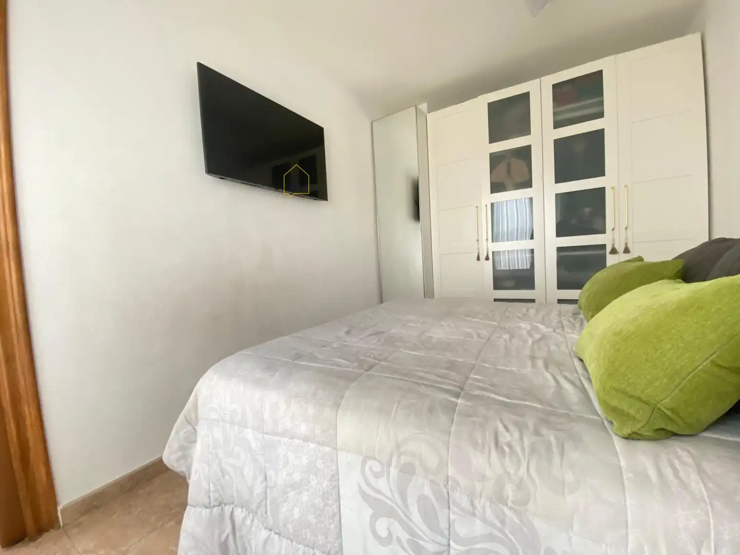 Schlafzimmer von Dachboden zum Verkauf in Lorca mit Klimaanlage, Heizung und Terrasse