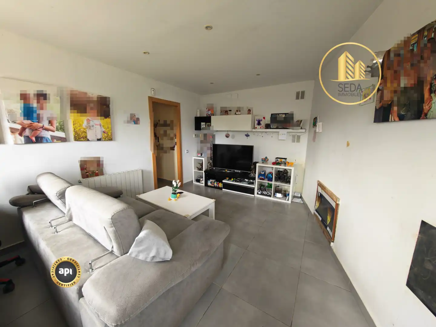 Sala de estar de Casa o chalet en venta en Llinars del Vallès con Calefacción y Terraza