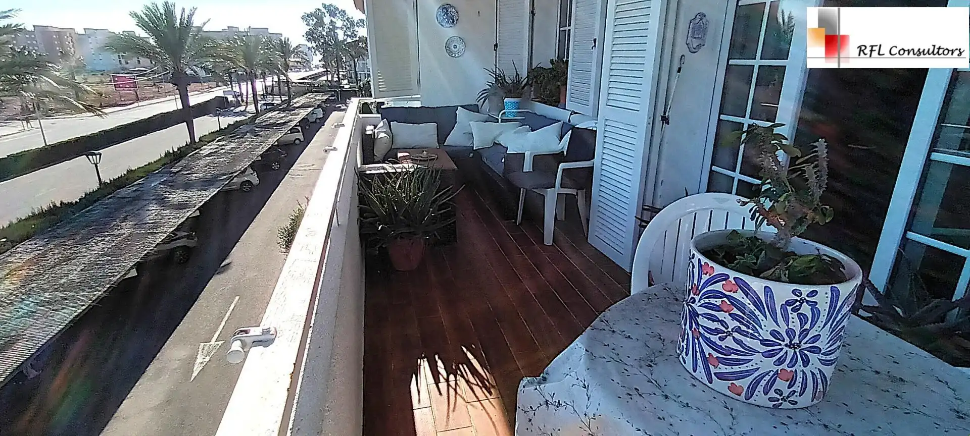 Terrasse von Wohnungen zum Verkauf in Torreblanca mit Klimaanlage, Terrasse und Abstellraum