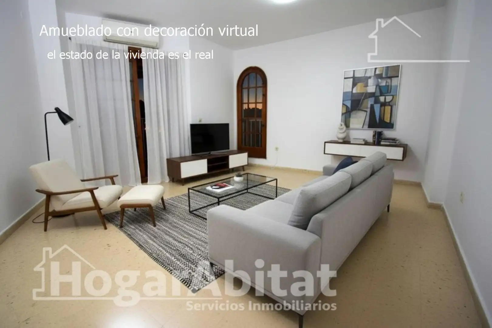 Sala d'estar de Pis en venda en Alboraya amb Aire condicionat, Calefacció i Terrassa