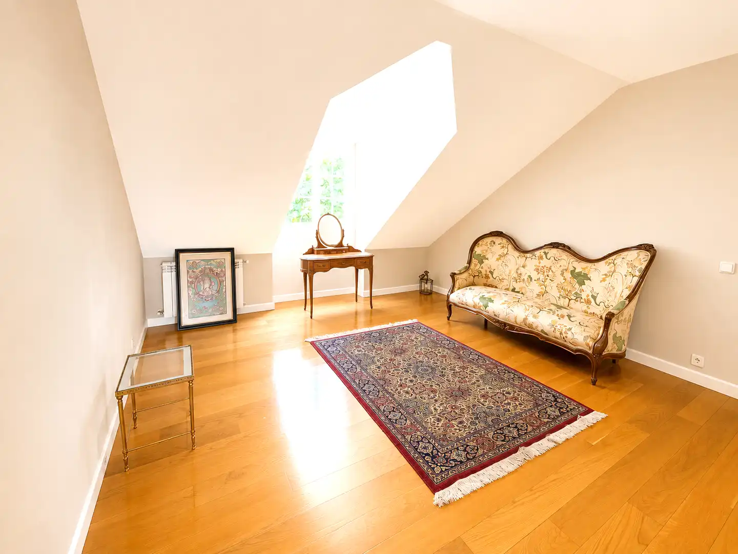 Sala de estar de Casa o chalet de alquiler con opción a compra en Ciudalcampo con Aire acondicionado, Calefacción y Jardín privado