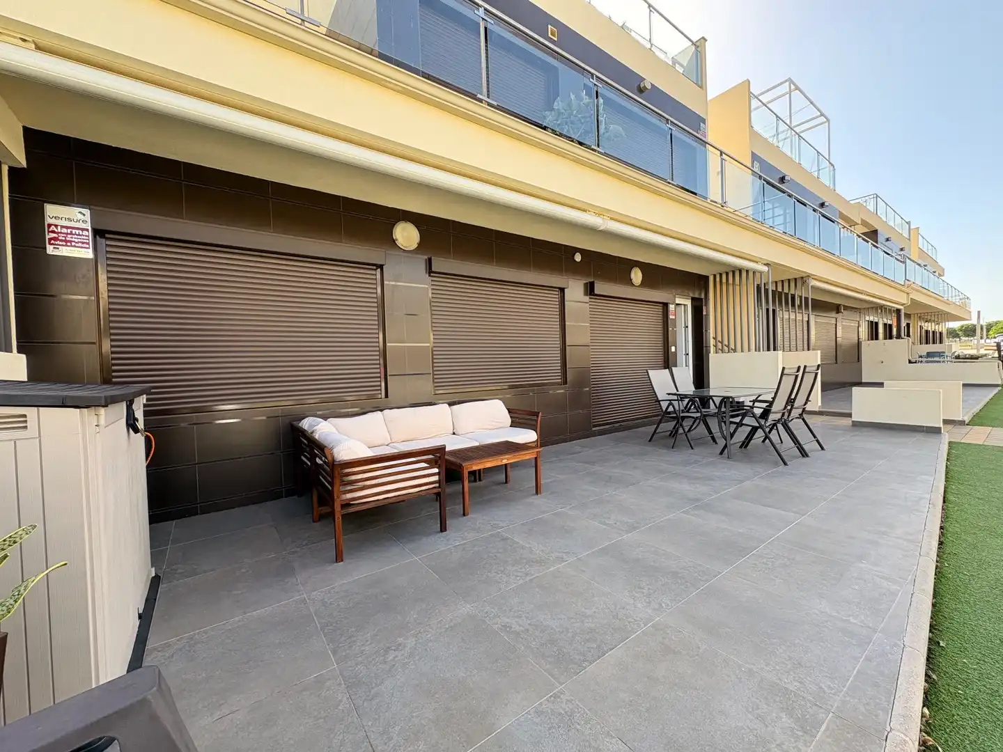 Terrace of Flat for rent in Pilar de la Horadada  with Air Conditioner, Heating and Terrace