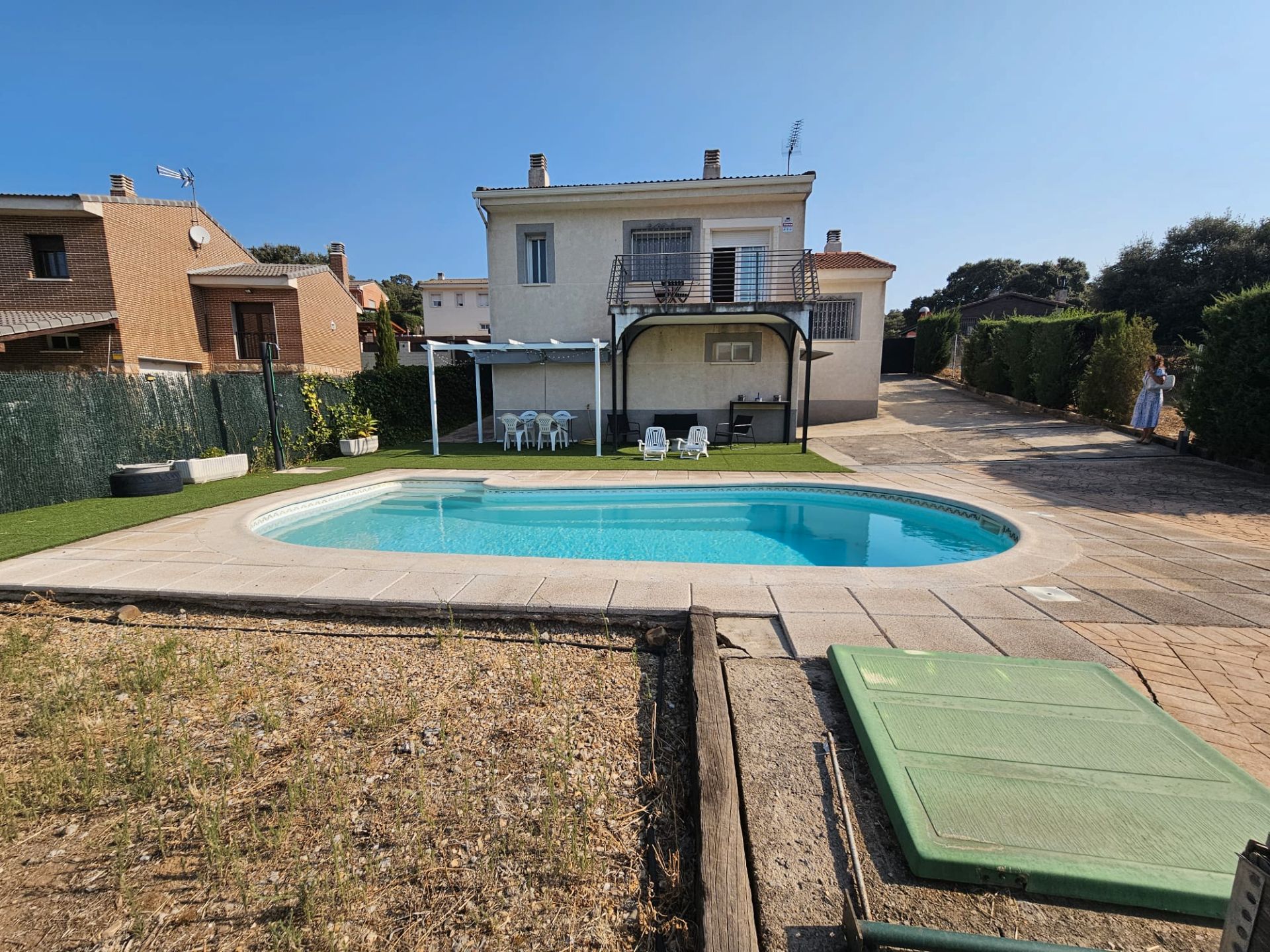 Piscina de Casa o xalet en venda en Uceda amb Aire condicionat, Calefacció i Jardí privat