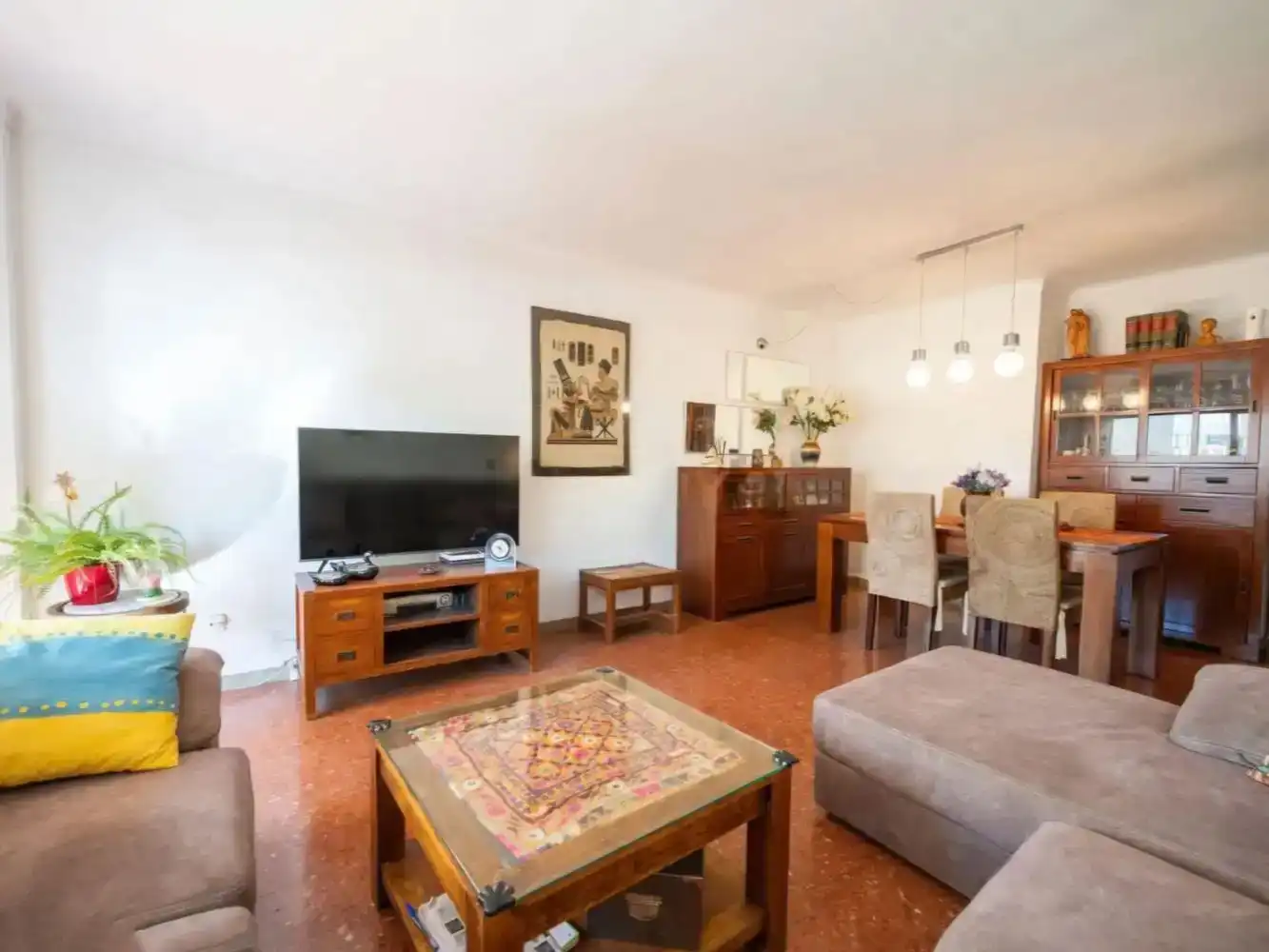 Sala de estar de Piso en venta en Eivissa con Aire acondicionado, Amueblado y Balcón