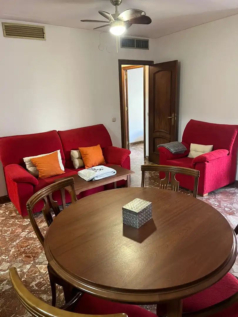 Living room of Apartments for rent in  Granada Capital  with Air Conditioner, Heating and Furnished
