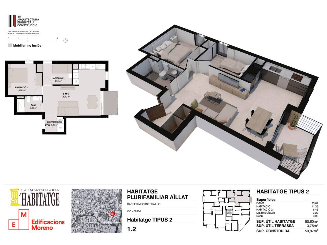 Flat for sale in Calle Montserrat, Caputxins - Ambulatori