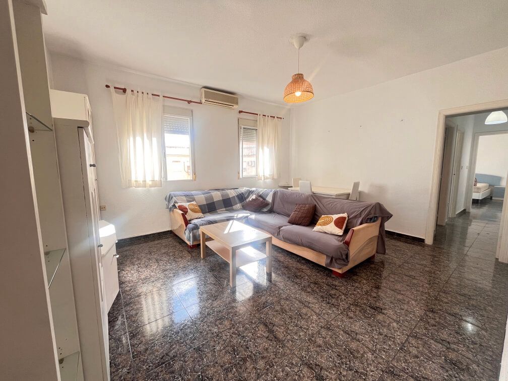 Sala d'estar de Apartament en venda en Cartagena amb Aire condicionat, Moblat i Rentadora