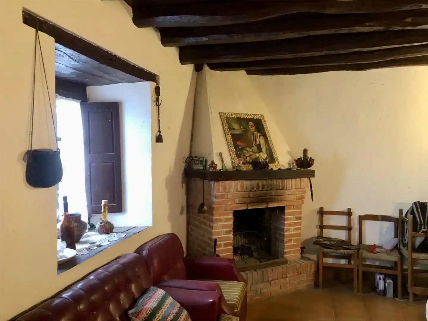 Sala de estar de Finca rústica en venta en Zaldibia