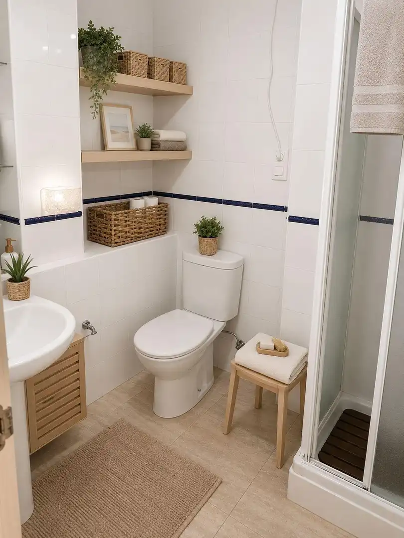 Bany de Casa o xalet en venda en Cartagena amb Aire condicionat, Terrassa i Piscina comunitària