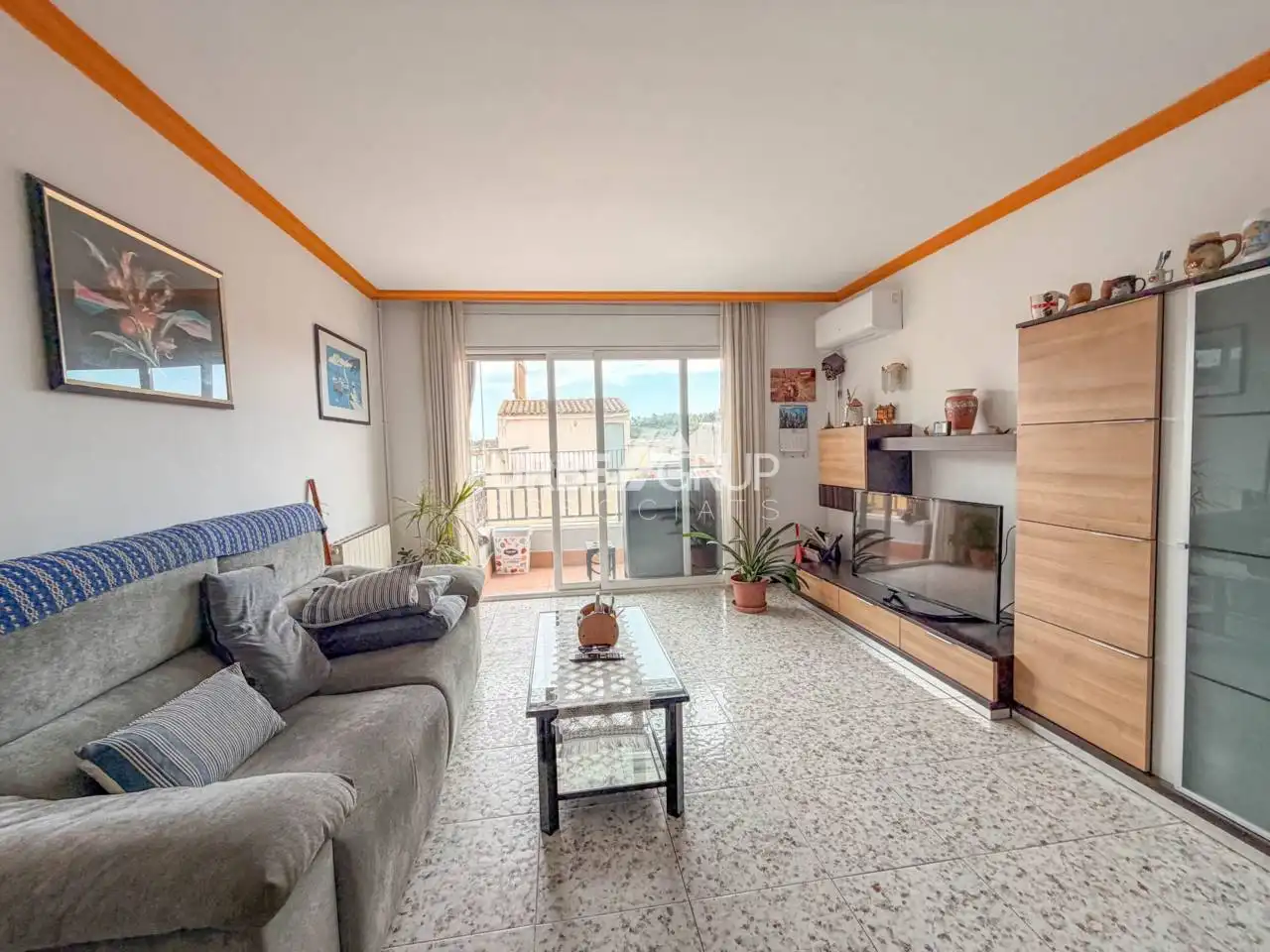 Sala de estar de Piso en venta en Terrassa con Aire acondicionado, Calefacción y Balcón