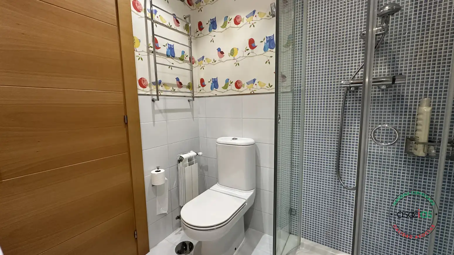 Bathroom of Flat for sale in Gijón   with Heating, Storage room and Swimming Pool