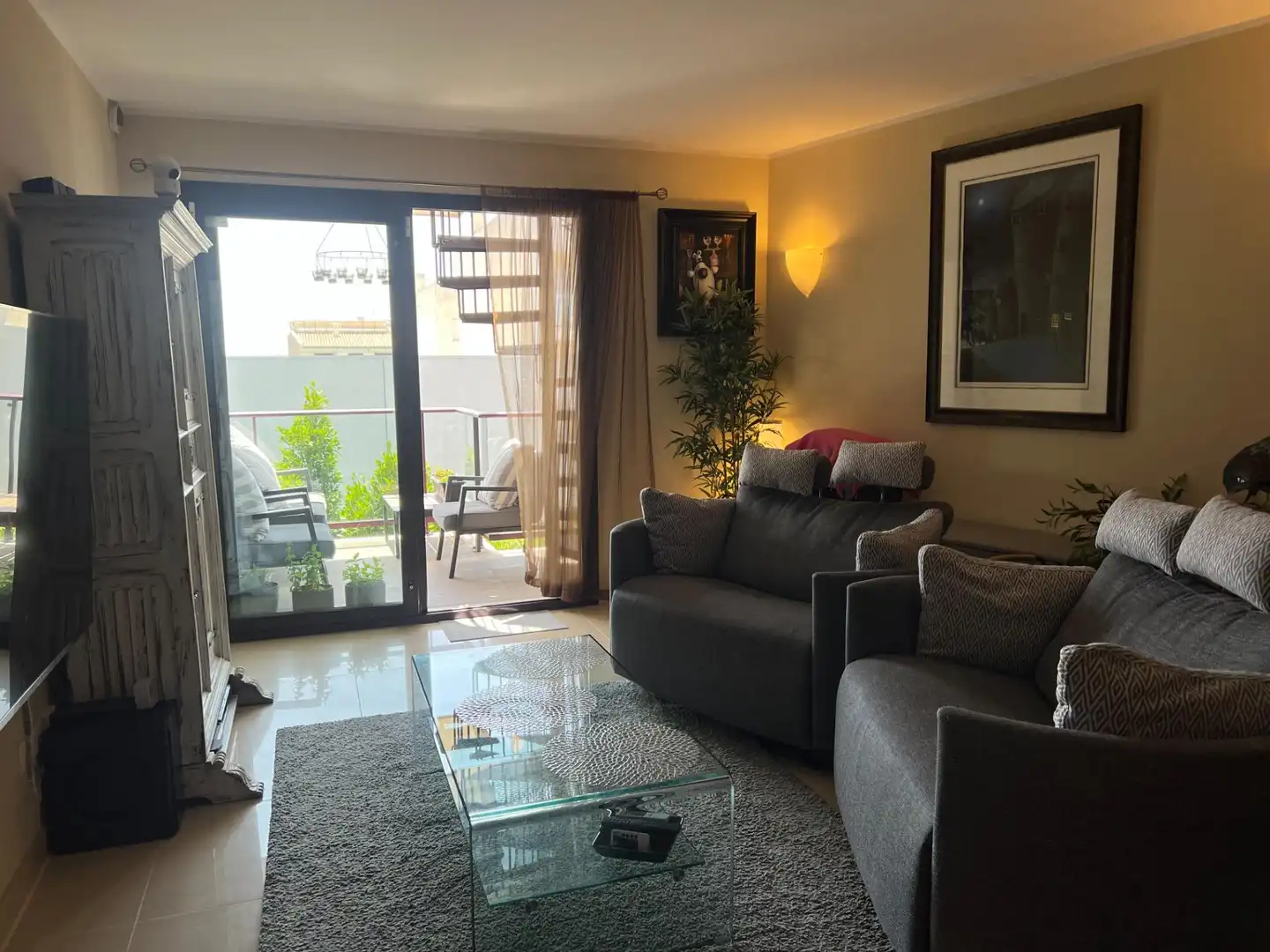 Sala de estar de Ático en venta en Inca con Jardín privado, Terraza y Balcón