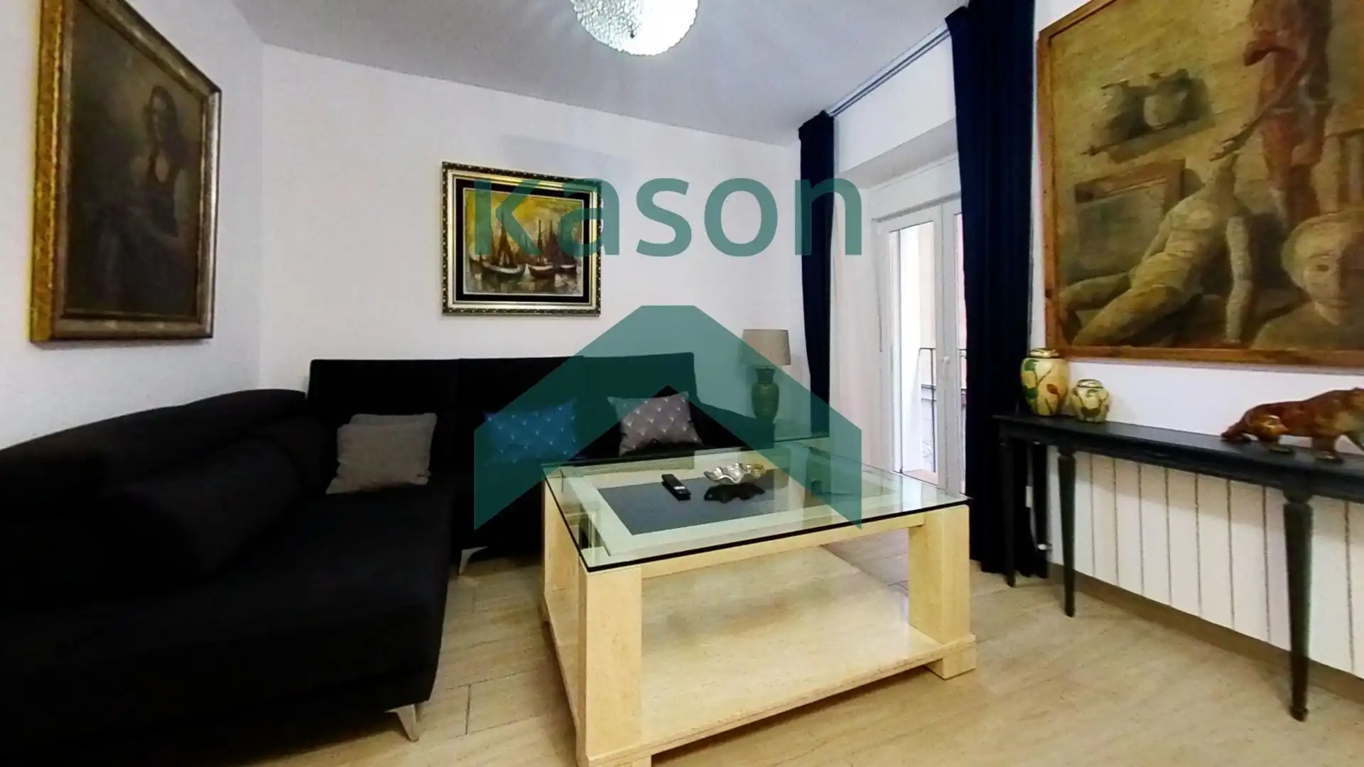 Living room of Flat for sale in Madrid  with Heating