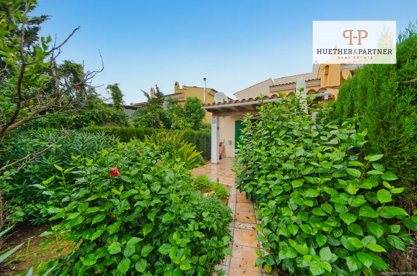 Garten von Einfamilien-Reihenhaus zum Verkauf in Manacor mit Klimaanlage