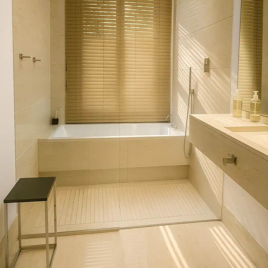 Bany de Casa o xalet en venda en Marbella amb Aire condicionat, Jardí privat i Parquet