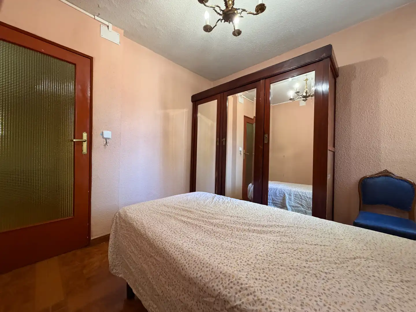 Bedroom of Flat for sale in Madrid  with Air Conditioner, Heating and Furnished
