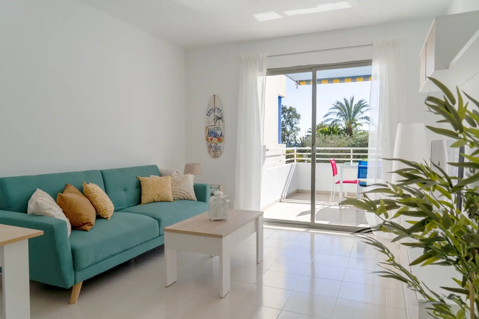 Wohnzimmer von Wohnungen zur Miete in Villajoyosa / La Vila Joiosa mit Terrasse, Schwimmbad und Möbliert
